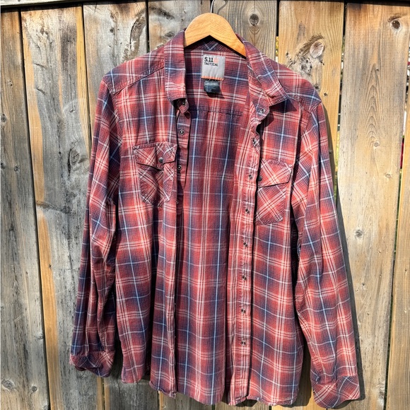 5.11 Tactical Plaid Shirt - Picture 3 of 3